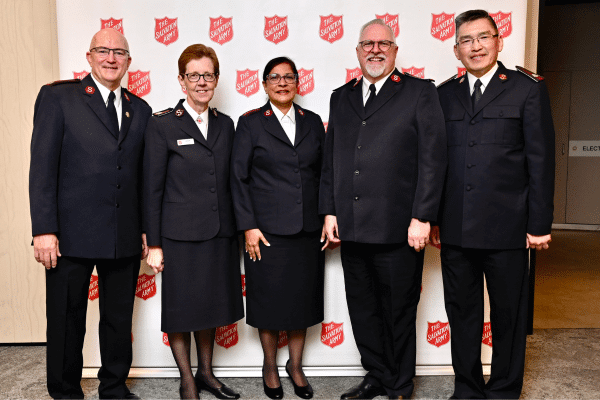 The Salvation Army team at the Launch