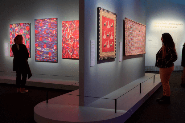 Indian textiles exhibition