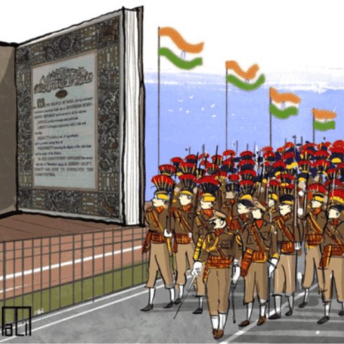 Indian Army cartoon