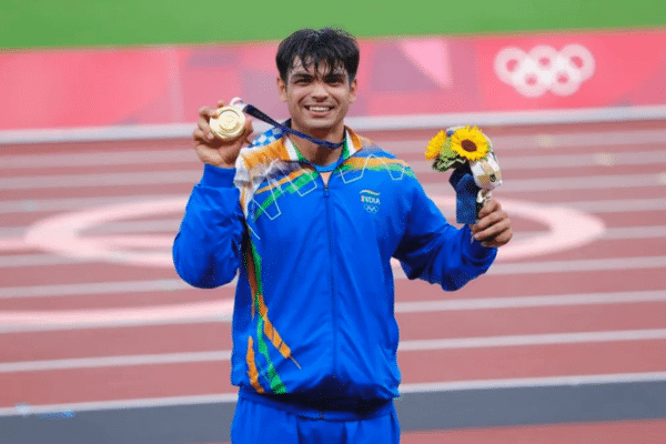 Neeraj Chopra wins gold at 2020 Tokyo Olympics