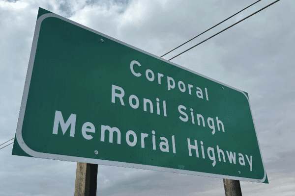 Corporal Ronil Singh Memorial Highway
