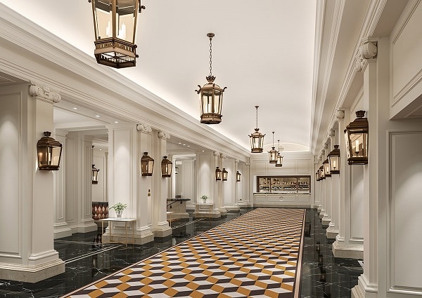 raffles london interior