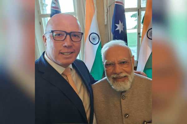 Leader of the Australian Opposition, Peter Dutton, Embarks on a Diplomatic Mission to India