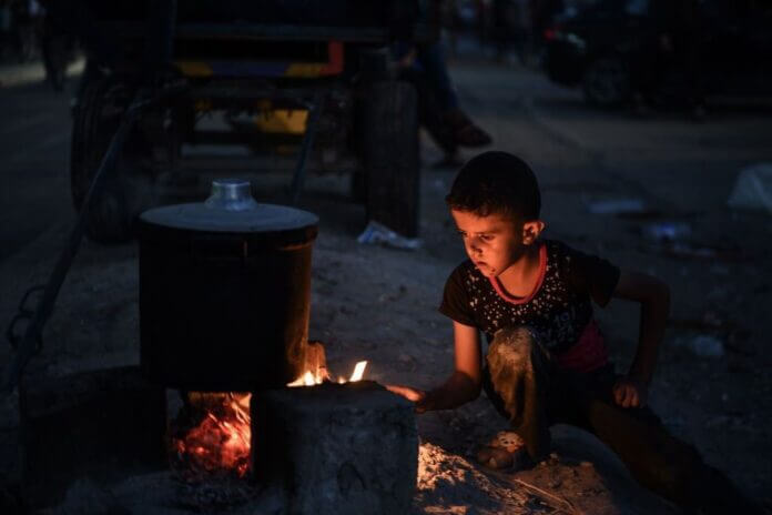 Child in Gaza during Israel-Hamas War