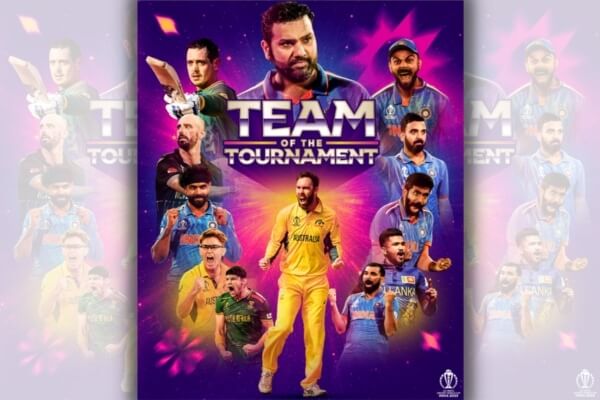 ICC Men’s Cricket World Cup 2023 Team of the Tournament