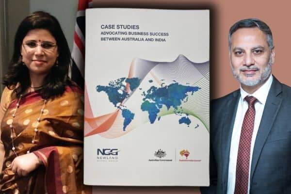Newland Global Group's compendium of business case studies between India and Australia by Dipen Rughani and Natasha Jha Bhaskar