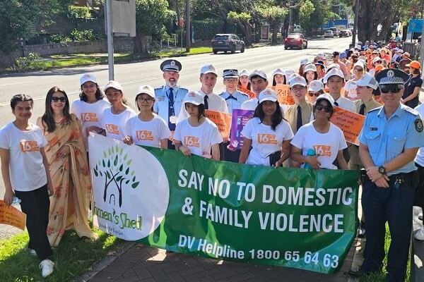 Walk the Talk Hornsby march