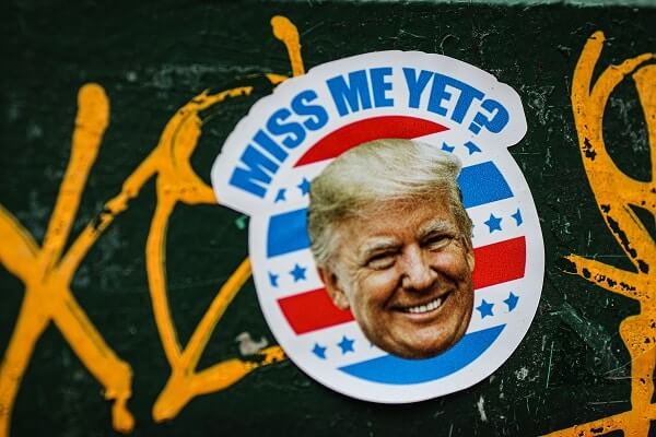 Donald Trump election sticker 