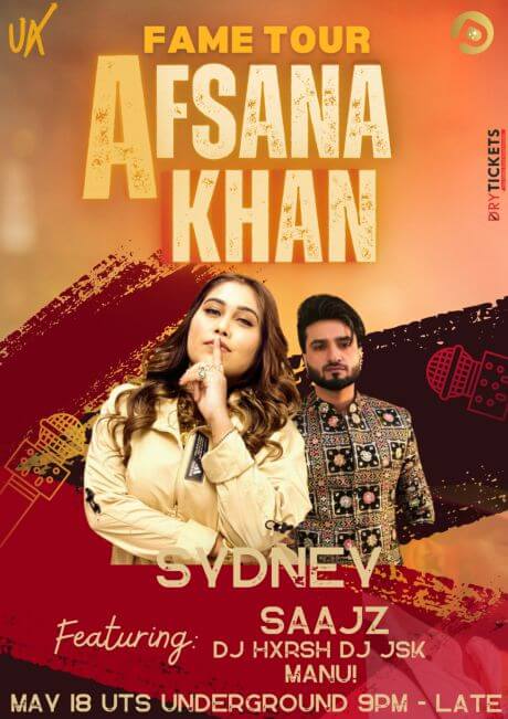 Afsana Khan Live in Melbourne