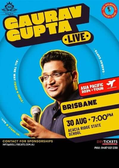 Comedian Gaurav Gupta LIVE in Brisbane