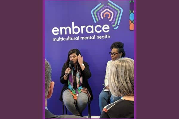 niharika speaking at embrace