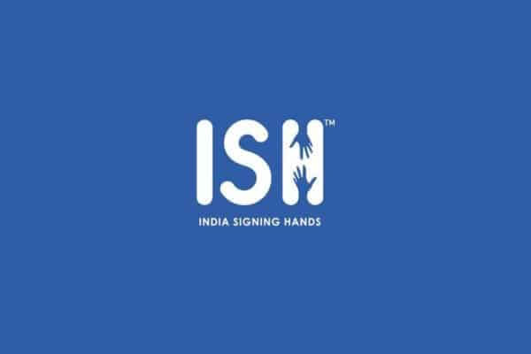 Logo of India Signing Hands