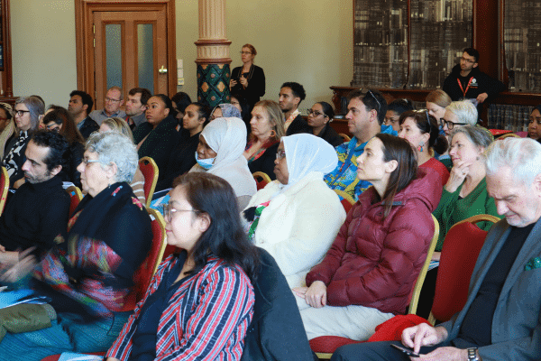 audience at launch of report