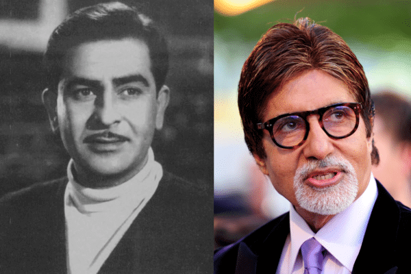 Picture of Raj Kapoor and Amitabh B 