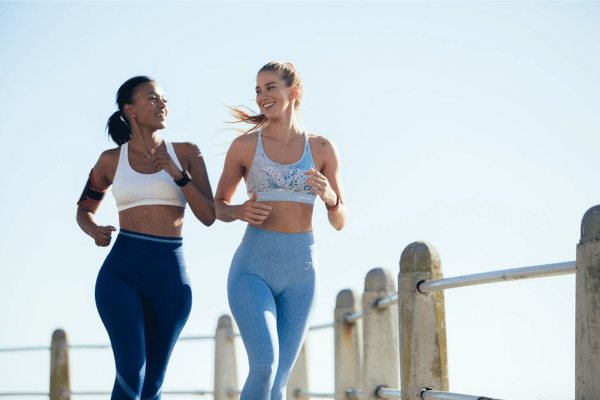 Women running