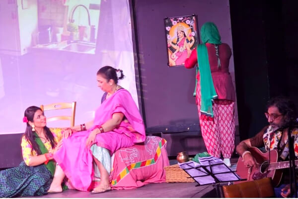 hijras with Sadie the peripheral natak