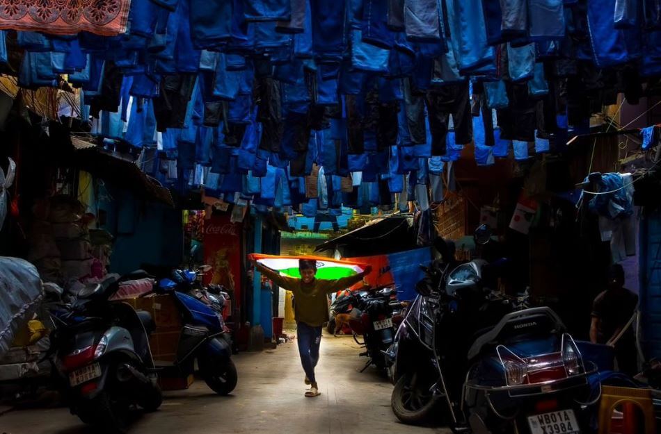 Photo of a boy running