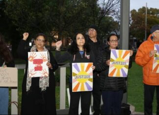 Violence against women protest