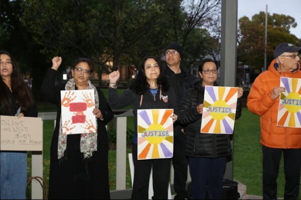 Violence against women protest