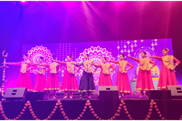 dancers at the premier's diwali 2024