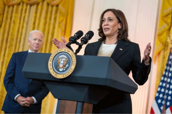 Kamala Harris will pick up where President Biden left off. (Source: Creative Commons) 