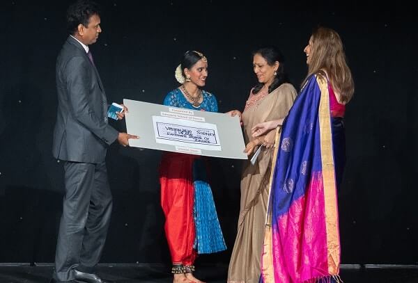 vishakha Iyer in dance fundraiser