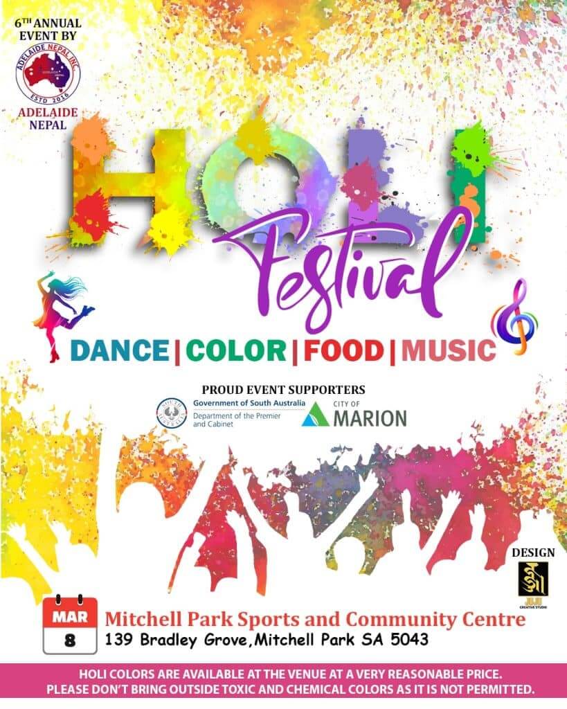 Adelaide holi