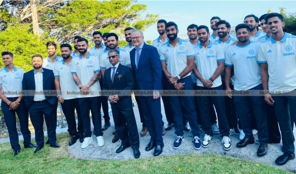 Kirribilli House cricket reception