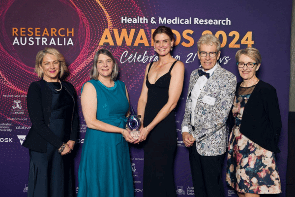 The team also won the Cooperative Research Australia's Excellence in Innovation award earlier this year