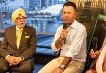 ricky ponting and manjit gujral at Manjit's Wharf