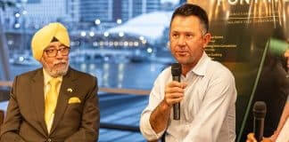 ricky ponting and manjit gujral at Manjit's Wharf