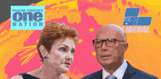 Pauline Hanson and Peter Dutton