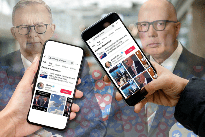 Social media for 2025 Australian elections