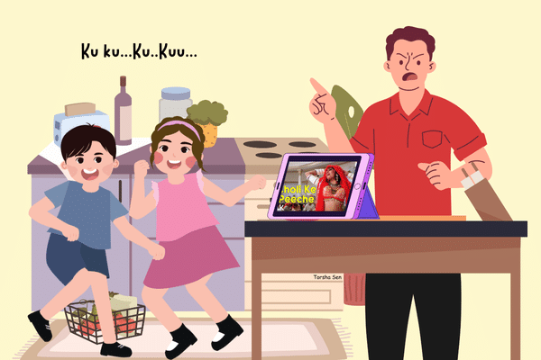 Bollywood-obsessed Indian parents