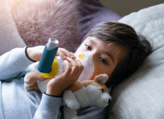 Photo of child with asthma