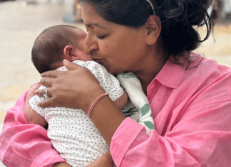 Mithila Gupta and baby Rani