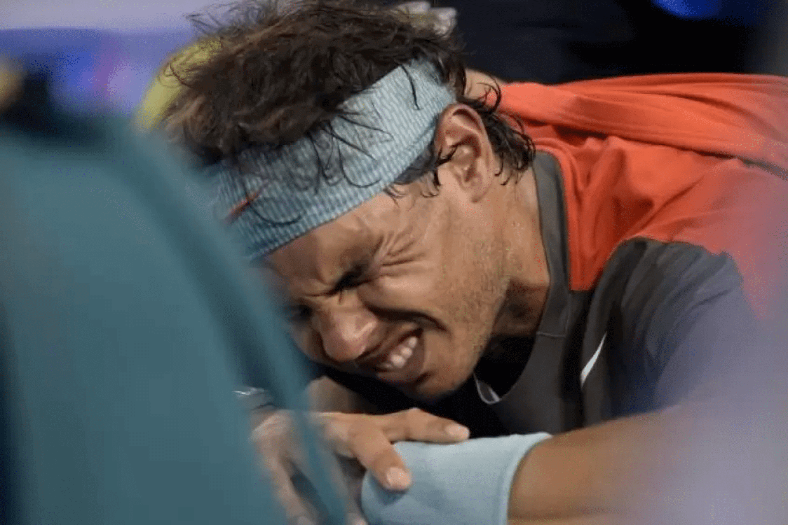 Rafael Nadal's injury on field