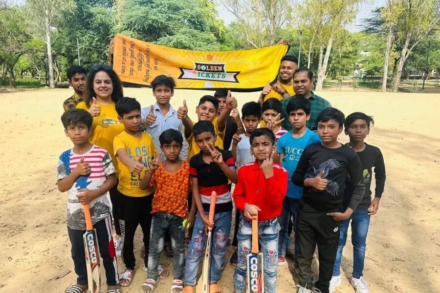 Golden wickets charity