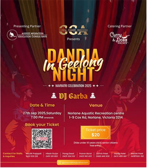 Dandia Night in Geelong 2025