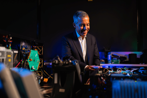 Dr Vikram Sharma holds a doctorate in quantum physics from The Australian National University
