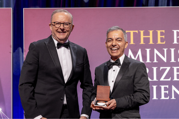 Dr Vikram Sharma wins Prime Minister's Science Prize Innovation