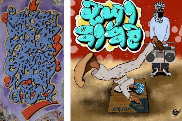 gurmukhi graffiti letters