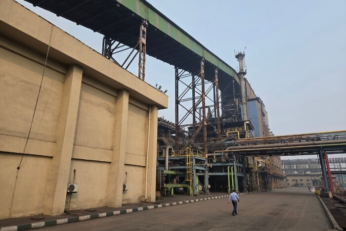 Jindal Steel and Power Limited (JSPL) steelmaking plant in Odisha where the biomass demonstration in steelmaking was undertaken.