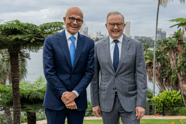 Australia Microsoft AI deal