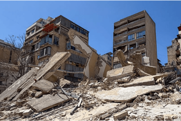 Unicef house lebanon bombing war iran israel