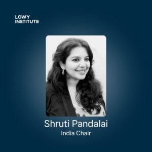 Shruti Pandalai India chair
