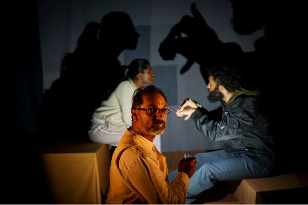 shadow puppetry Indian Ink
