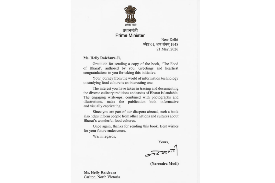 Helly Raichura PM Modi
