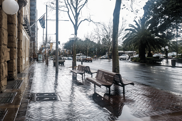Rain in Sydney