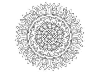 Diwali arts competition 2026: Design our Diwali greeting card! Mandala Fire petals